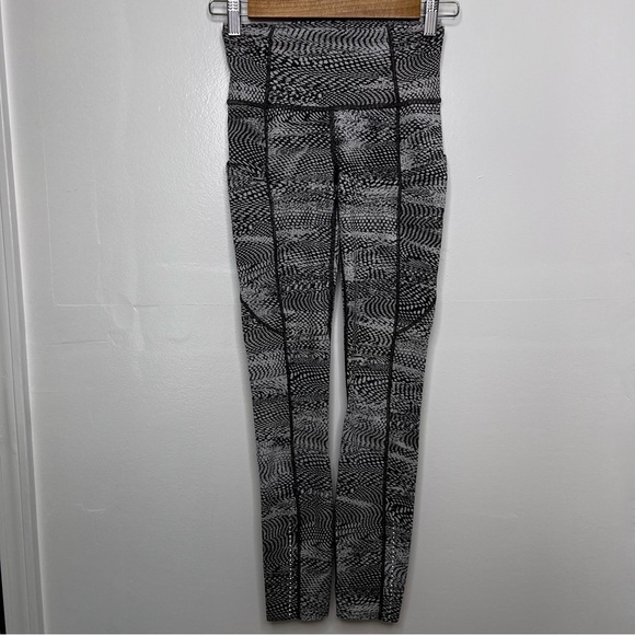 LULULEMON Swerve Vapor Metal Grey Fast & Free 7/8 Tight II - Picture 2 of 6